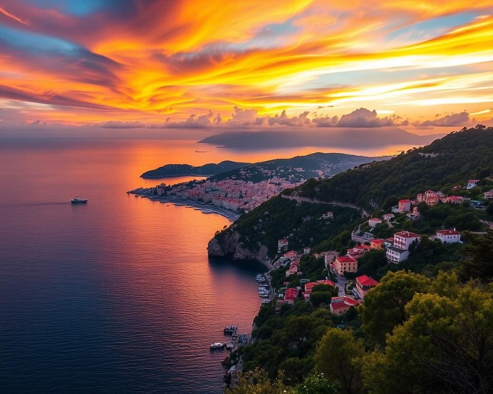 Prachtige uitzichten van de Franse Riviera