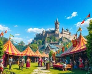 Probeer een middeleeuws festival vol geschiedenis en avontuur