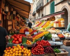 Proef de lokale lekkernijen in Napels, Italië