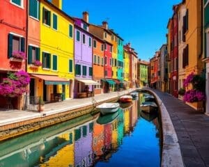 Verken de kleurrijke huizen van Burano, Italië