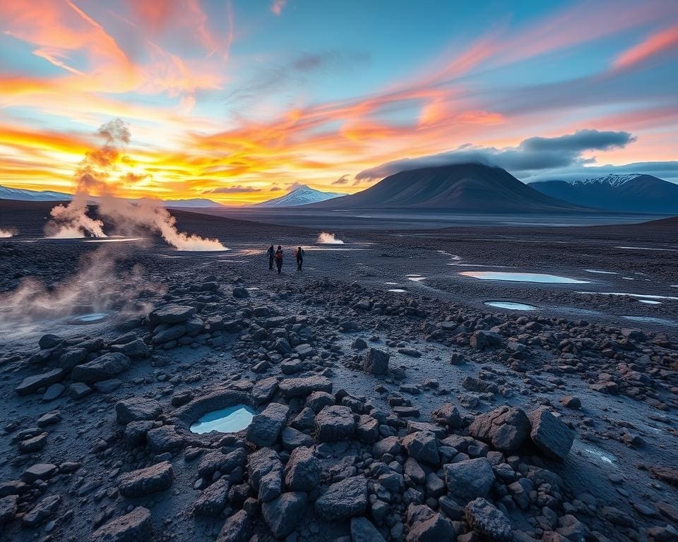 Vulkanisch landschap IJsland