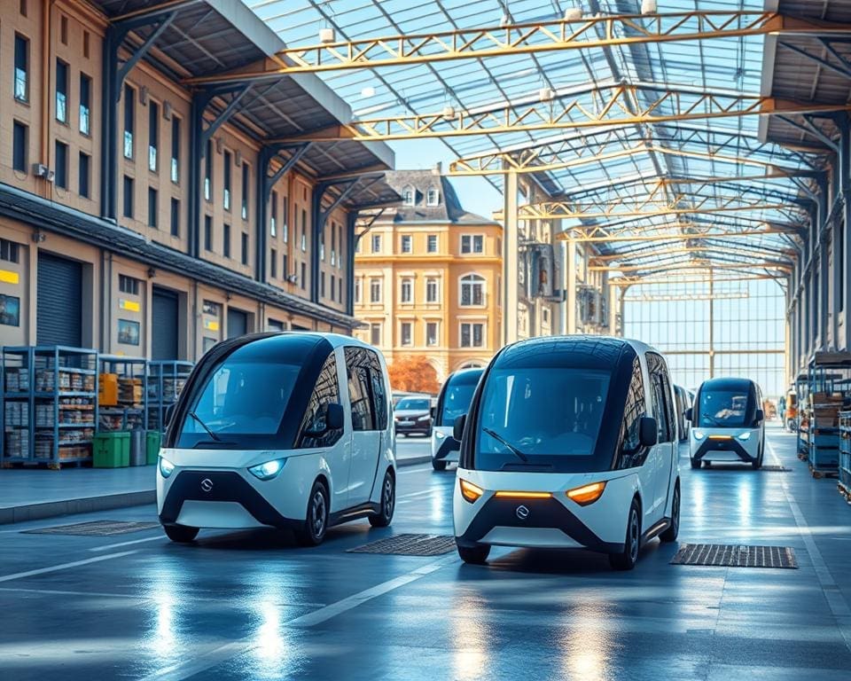 autonome voertuigen in de logistieke industrie