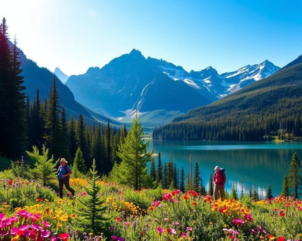 natuur in het Banff Nationaal Park