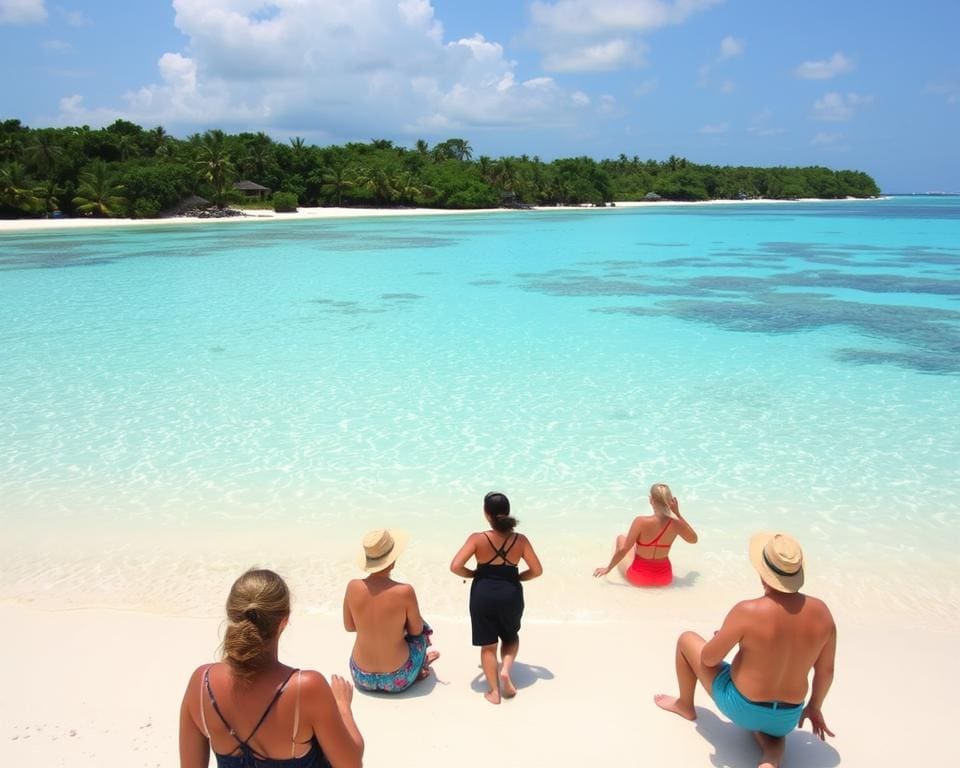 ongerepte stranden Belize