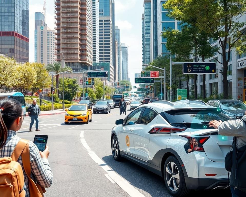 slimme technologie voor woon-werkverkeer