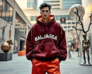 Balenciaga hoodies: Luxe streetwear op een nieuw niveau