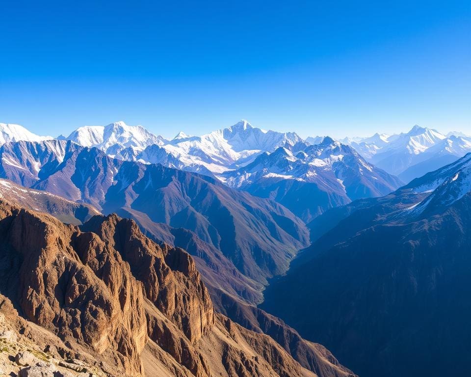 Bergen van de Himalaya: avontuur op de hoogste toppen