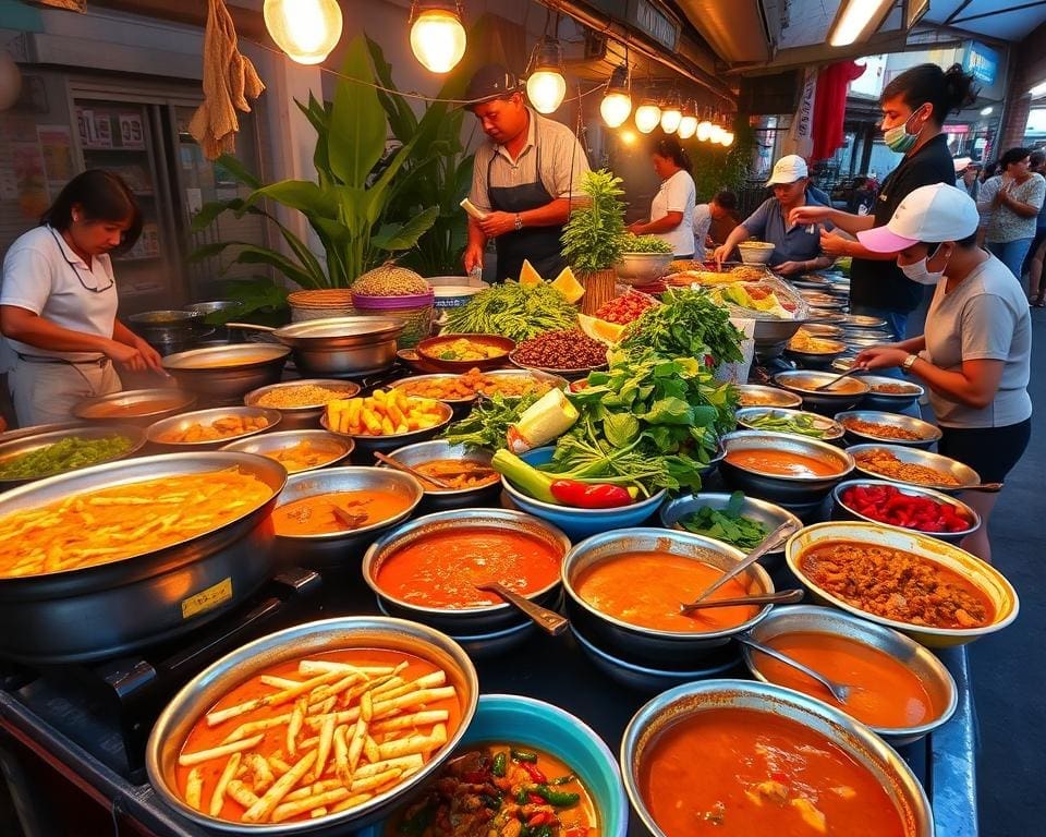 Eetgewoontes in Thailand: pittige curries en street food