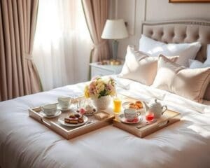 Luxe dienbladen voor ontbijt op bed