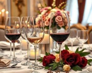 Luxe wijnglazen voor elegante diners
