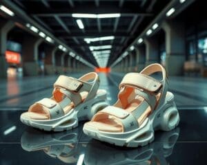 Off-White sandalen: Innovatieve stijlen voor de modepionier