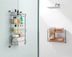 Opbergrekken voor doucheproducten: Voor meer overzicht