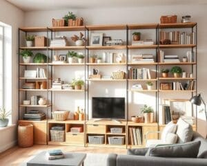 Opbergrekken voor meer ruimte en organisatie in huis