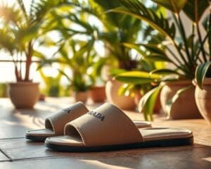 Prada slippers: Luxe comfort voor zomerse dagen