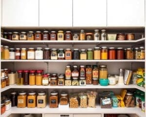 Rekjes voor een georganiseerde voorraadkast
