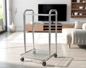 Rolrekken met chroom afwerking: Stijlvol en gemakkelijk te verplaatsen