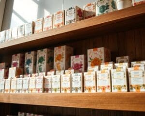 Theedozen voor een nette en overzichtelijke theecollectie