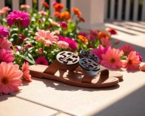 Tory Burch sandalen: Comfort en chic in de zomer