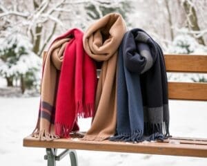 Warme fleecesjaals voor koude dagen buiten