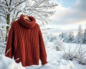 Warme truien voor lange winterwandelingen