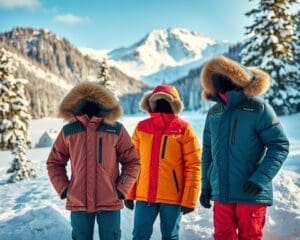 Warme winterjassen voor buitenavonturen in de sneeuw