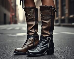 Yves Saint Laurent laarzen: Rock-'n-roll vibes met een luxe touch