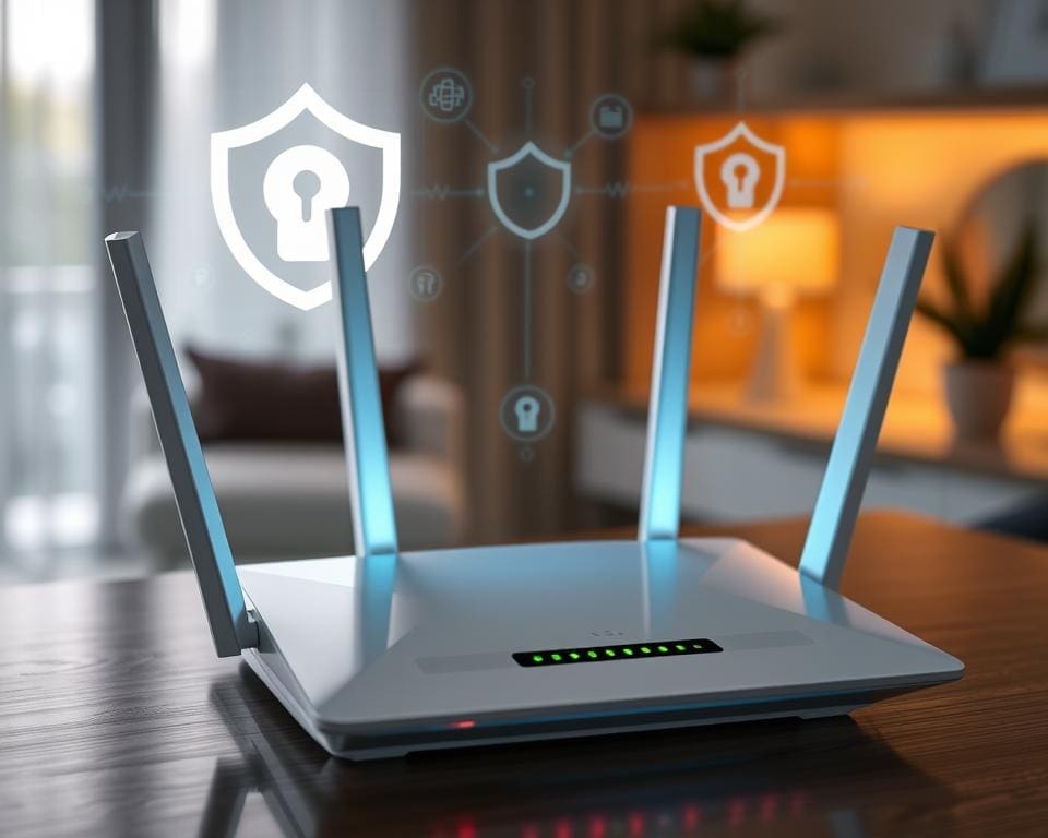 wifi-router met ingebouwde beveiliging