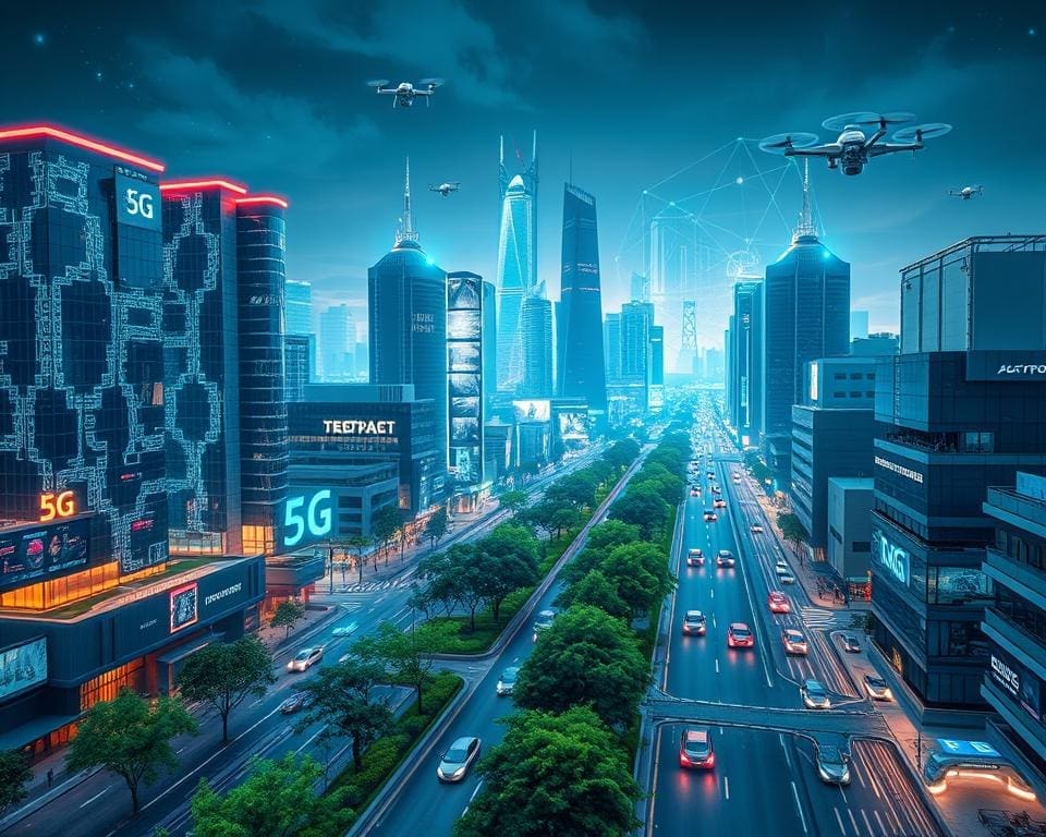 5G technologie in slimme steden