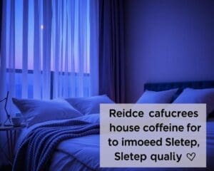 Cafeïne minimaliseren voor betere slaapkwaliteit