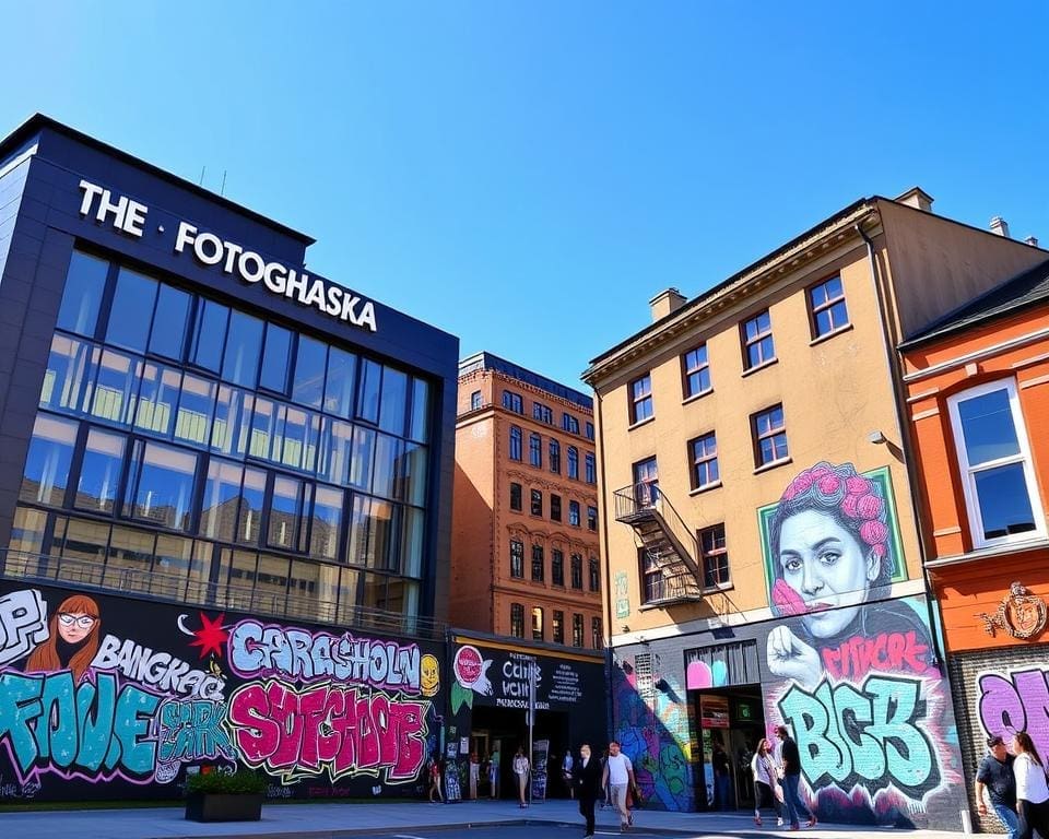 Fotografiska en street art in Södermalm