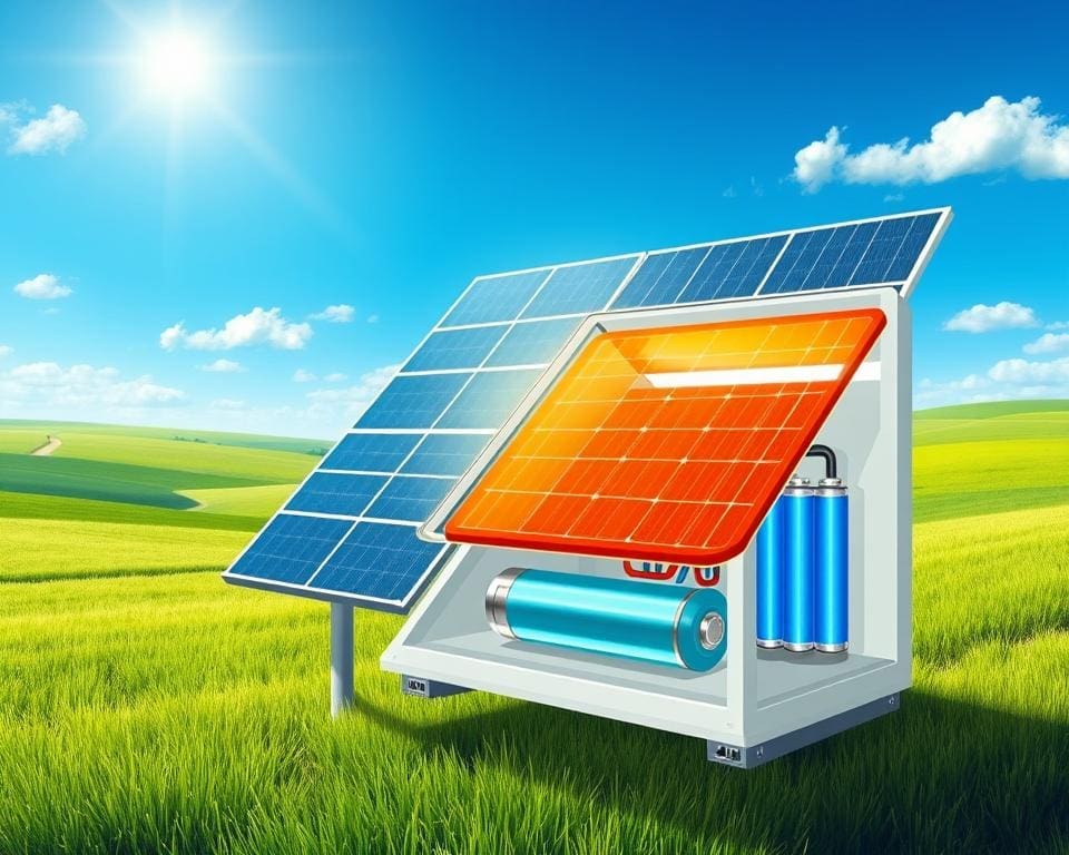 Hoe werken zonnepanelen met geïntegreerde batterijen?