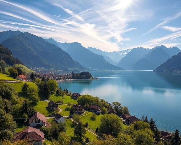 Luzern: geniet van de Alpen en het Vierwoudstrekenmeer