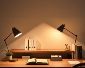 Moderne bureaulampen voor een georganiseerde werkplek