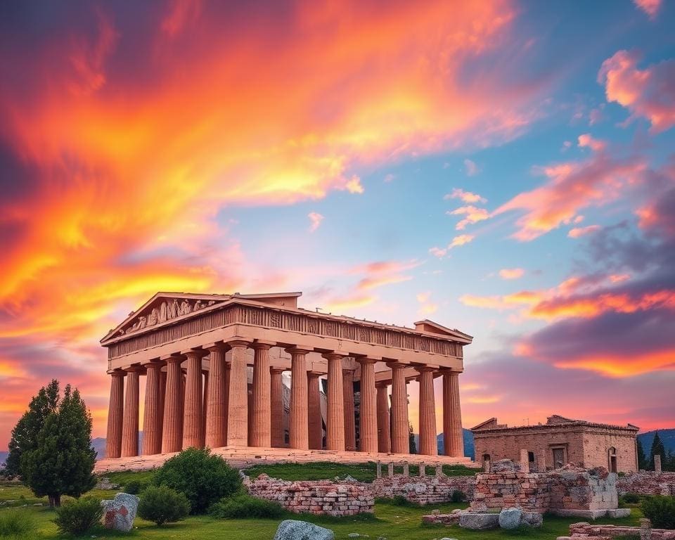 Parthenon iconische tempel