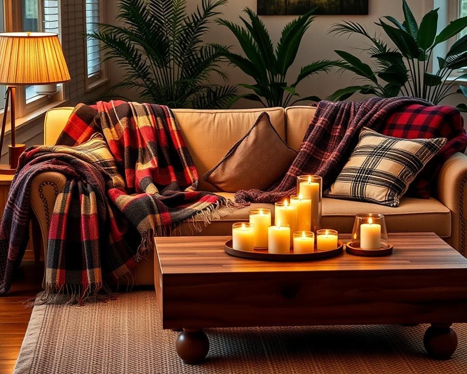 Plaids die warmte en sfeer toevoegen aan je interieur