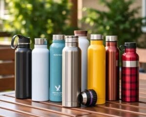 Thermoskannen met een druppelvrije schenkdop