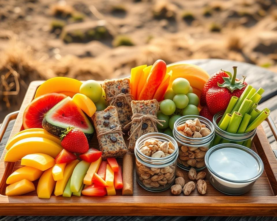 Voedzame snacks voor onderweg