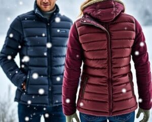 Warme donsbodywarmers voor extra isolatie tijdens de winter