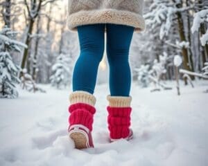 Warme leggings voor winterse wandelingen