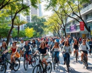 Wat maakt elektrische fietsen populair in stedelijke gebieden?