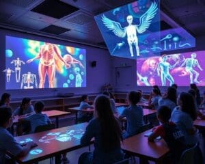 Wat zijn de voordelen van holografische displays in onderwijs?