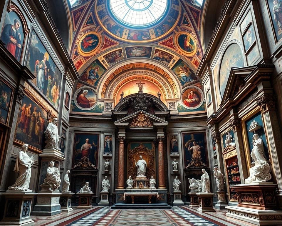 religieuze kunst in het Vaticaanmuseum