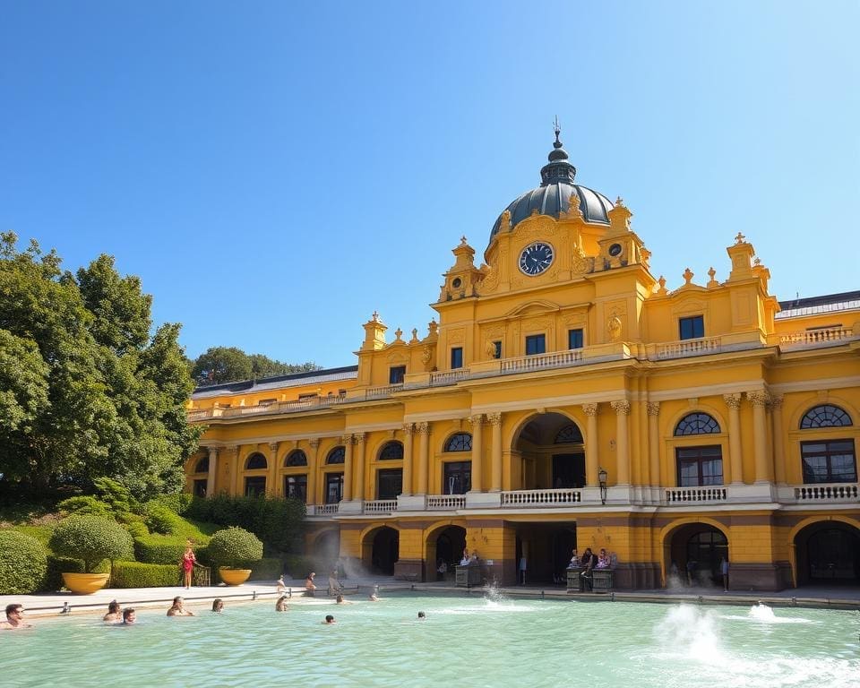 thermale baden Szechenyi Bath Boedapest