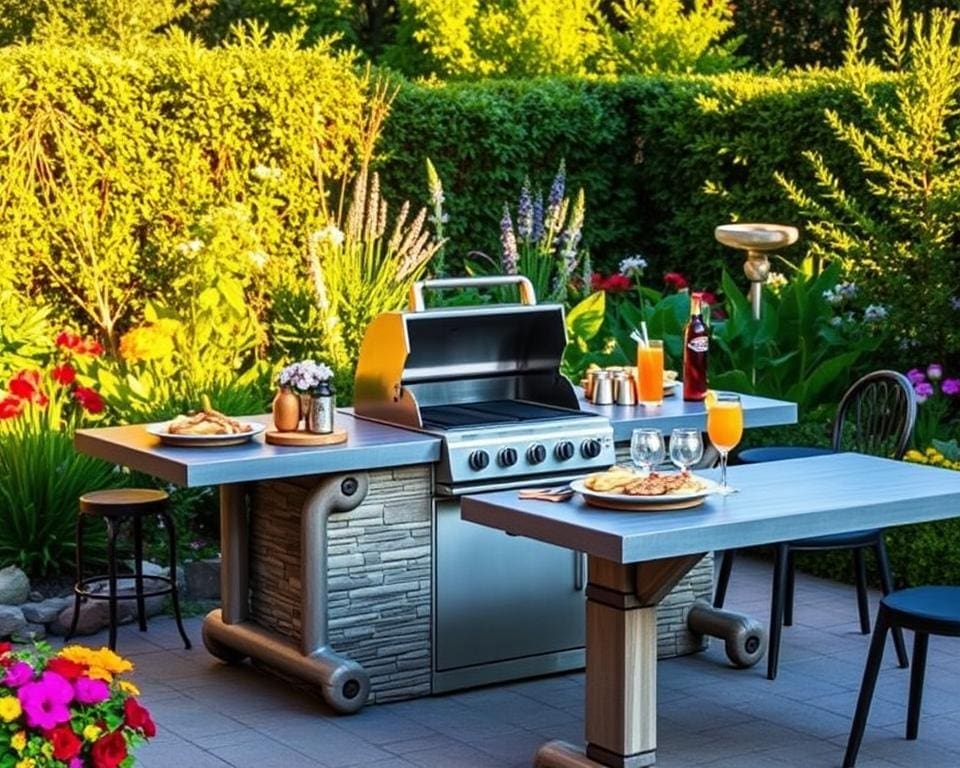 BBQ tuintafel