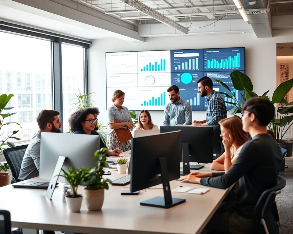 Computers die bijdragen aan betere samenwerking binnen teams