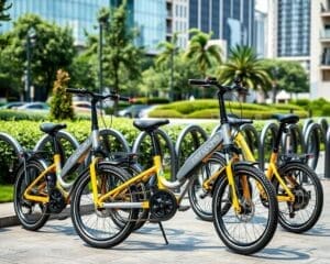 Elektrische fietsen met inklapbare frames