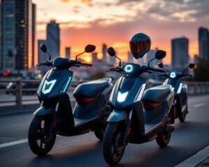 Elektrische scooters met geavanceerde veiligheidsopties