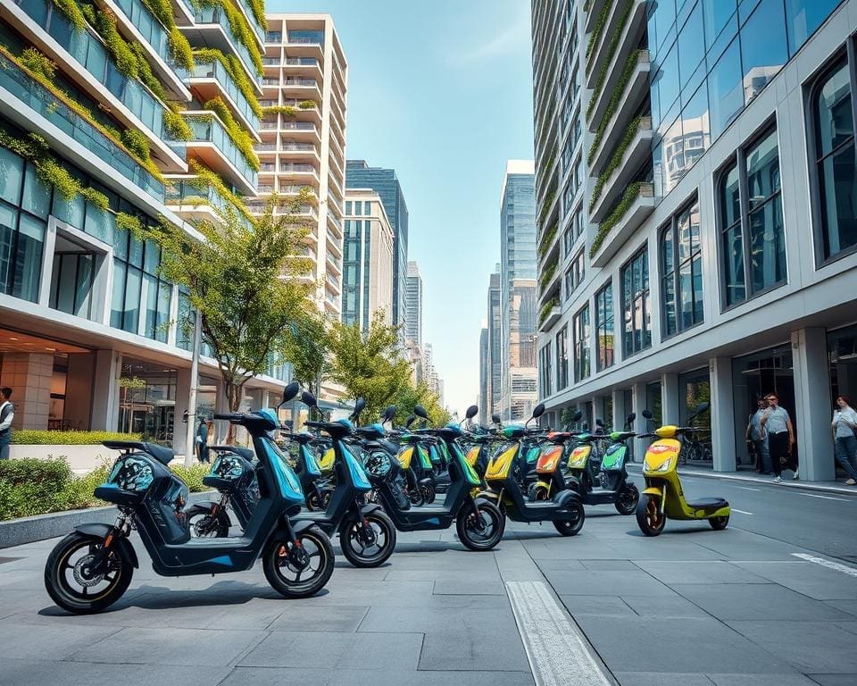 Elektrische scooters met slimme snelheidsregeling