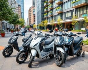 Elektrische scooters voor stadsvervoer met stijl