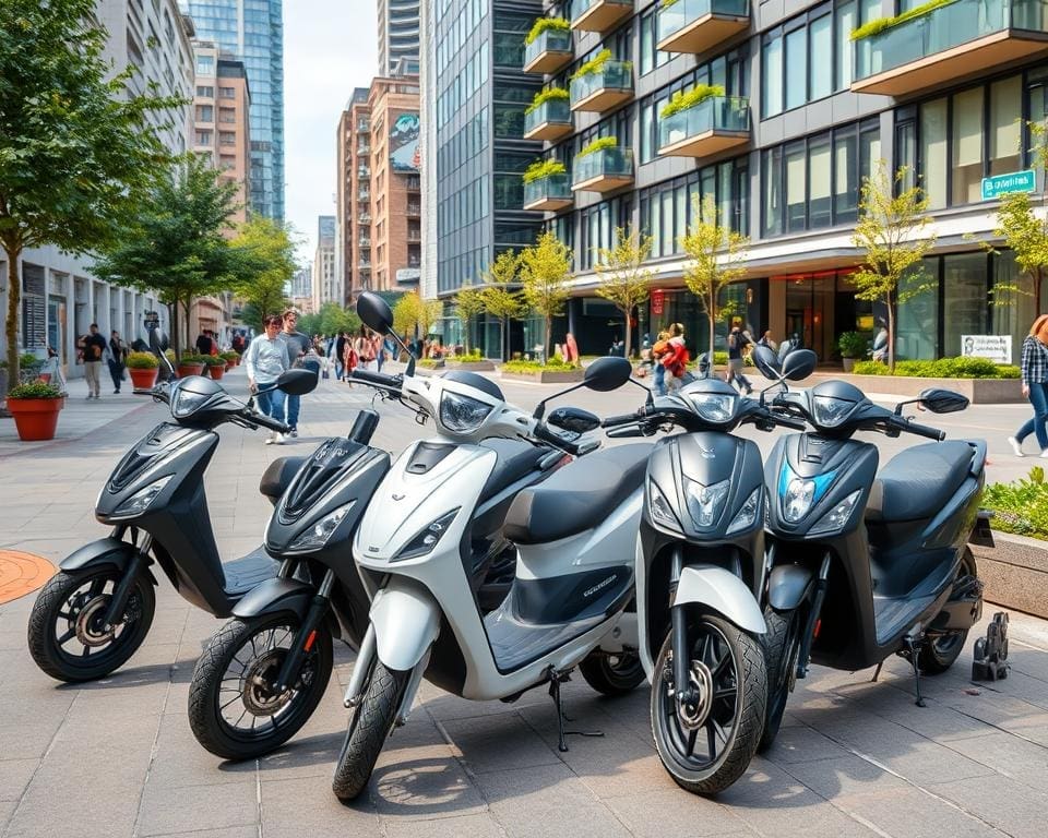 Elektrische scooters voor stadsvervoer met stijl